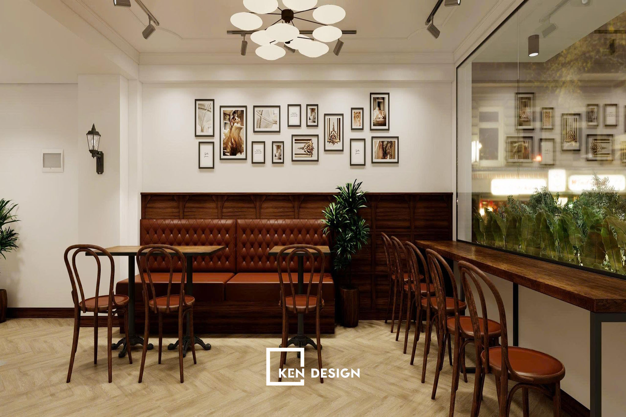 Cải tạo quán cafe không tác động kết cấu 